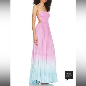 Tiare Hawaii Naia dress in pink aqua ombre